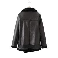 Abrigos gruesos de piel sintética para mujer, chaqueta de piel de oveja, prendas de vestir de aviador, Casaco femenino, Invierno - details 11