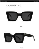 Toyear-gafas de sol cuadradas Vintage para hombre y mujer, lentes de sol de diseñador de marca de lujo, gafas de gran tamaño, UV400 - details 11