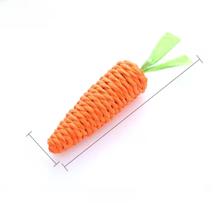 Juguete de Gato Interactivo Cuerda de Papel Resistente a Mordiscos para Limpieza Dental - 1