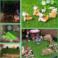 Césped DIY, micro campo artificial, musgo simulado, césped, terraza, jardín y decoración del hogar, síntesis al aire libre - details 0