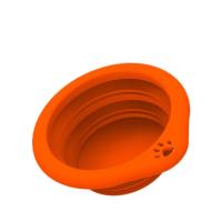 Cuenco portátil de silicona duradero para perros, dispensador de agua redondo plegable para perros, taza de alimentación para mascotas expandible para caminar y viajar - details 2