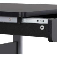Mesa de Ordenador Mesa Escritorio PC con Cajón con 4 Ruedas para Hogar o Oficina 56x51x79cm Negro - details 5