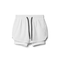 Pantalones cortos corrientes de la surf del sudor activo de la aptitud respirable para hombre del verano del logotipo de encargo del envío rápido - details 4