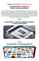 Blackview Oscal FLAT 1C Smartphone de 6.51 Pulgadas con Pantalla de Alta Definición de 60HZ, 2GB de Ram, 32GB de Almacenamiento, 4700mAh de Batería, Reconocimiento Facial, Conectividad USB Tipo-C, Androide 13 - details 8