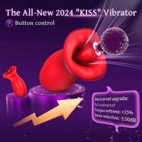 Masaje de placer portátil Rosa lengua vibrador lamer dispositivo de succión del clítoris juguete sexual para mujeres mama clítoris coquetear masturbación vibrando huevo - details 0