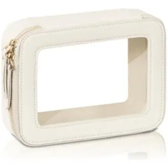 HY Bolsa de Maquillaje Impermeable Organizador de Cosméticos con Cierre Dorado - 1