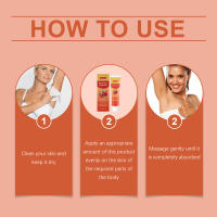 Crea para el cuidado del cuerpo con sabor a Poegranate, limpia suavemente las axilas, elimina los olores, refresca e hidrata el cuidado de la piel - details 3