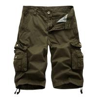 Pantalones Cortos de Algodón Cargo para Hombre Pantalones Tácticos de Verano para el Ejército, Ropa de Calle Informal con Múltiples Bolsillos - details 0