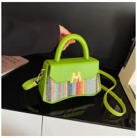 Moda arco iris portátil pequeño cuadrado bolsa 2025 primavera nueva luz de lujo bolsa de las mujeres versátil texturizado axilas bolsa de hombro - details 28