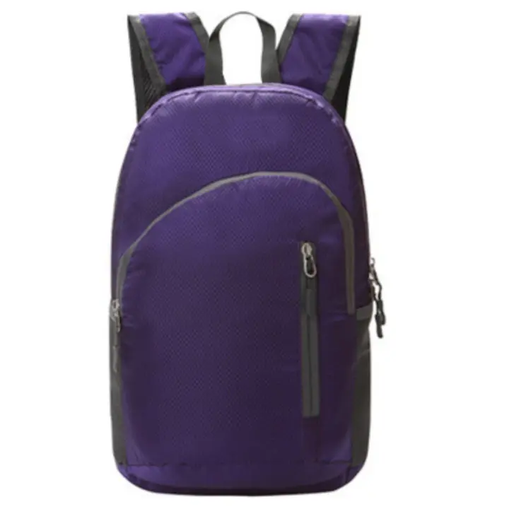 Bolsa de piel plegable portátil para exteriores Mochila Bolsa de viaje - 1