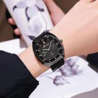 Reloj de hombre con aguja azul y correa de silicona Fashion Barrel - details 6