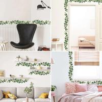 Pegatinas de Pared de Enredaderas de Plantas Verdes Frescas Autoadhesivas Decoración de Pared para Dormitorio Sala de Estar Paisajismo - details 10