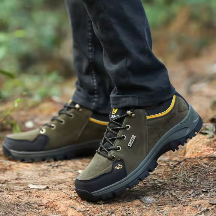 Zapatos de senderismo impermeables para hombre, calzado deportivo para exteriores, militar, para escalada de montaña, con cordones, 2019 - 1