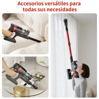 PrettyCare V900 Aspiradora de mano con batería extraíble, 520W, 52000PA, potencia de succión, aspiradora con pantalla táctil LED, aspiradora inalámbrica para el hogar, el coche y el pelo de mascotas - details 5