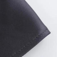 Vestido largo de satén sin mangas para mujer, casual Tre con escote grande y espalda abierta, fruncido, verano - details 24