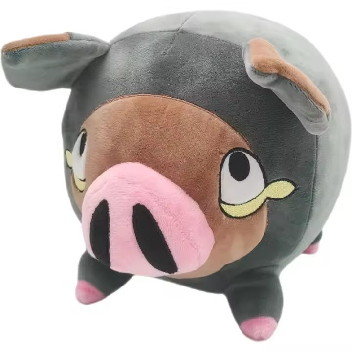 Lechon de Peluche Muñeco de Animal Relleno de 10" Regalo Ideal para Fiestas de Cumpleaños, Navidad - 1