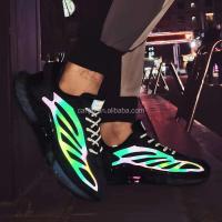 Nuevo 2025 Zapatillas de malla de alta calidad Modal, zapatos fluorescentes de marca para correr, Zapatillas deportivas de baile para hombre, baratas - details 14