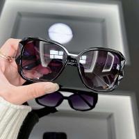 Gafas de Sol Cuadradas de Moda Estilo Vintage Negro Gafas de Espejo para Mujeres - details 6