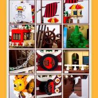 Set de Bloques de Construcción de Nave Pirata Anime HI-REECE Modelo de Barco de Ladrillos Thousand Sunny Juguete de Juego para Adulto y Niño - details 2