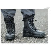 Botas tácticas de combate 2025, nuevas, negras, de caña alta, para exteriores, antipatadas y anticolisión, para senderismo, para hombres y mujeres. - details 2