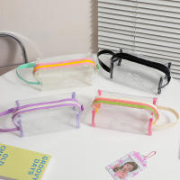 Bolsa De Cosméticos PVC Transparente Grande Organizador De Maquillaje Para Mujeres Estuche Para Lápices Y Bolígrafos Para Estudiantes - details 6