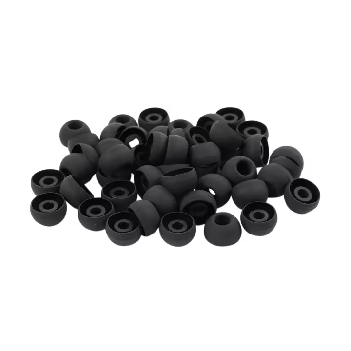 Auriculares de repuesto, 50 piezas, color negro - 1