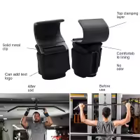 Ganchoas de asistencia para hacer pull up with bar horizantal y protección para las manos para hombre y mujer - details 1
