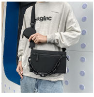 Nuevos bolsos para hombres y mujeres, bolsos de cadena personalizados de moda, bolsos de mensajero de hombro neutros y versátiles de moda, bolsos cuadrados pequeños. - details 12