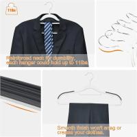 Colgador de ropa antideslizante para el hogar, percha de plástico antideslizante, antimarcas, estante de secado de ropa - details 7