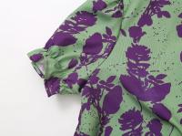 Vestido Largo con Cuello en V para mujer, traje Elegante de Manga corta, Moda de Verano - details 12