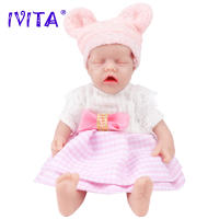IVITA WG1575 Muñeca Recién Nacida de Silicona 100% Suave y Realista Juguete Educativo para Niños - details 18