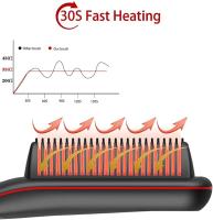 Alisa Multifuncional para Aliserar el Cabello Cepillo de Alisado Calentable de Cerámica con Anti-Escaldado Calentamiento Rápido Belleza Herramientas y Accesorios - details 2