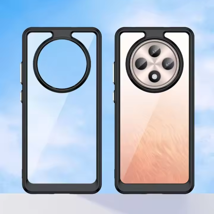 Funda transparente suave a prueba de golpes para OPPO 12F, 12, Reno 12 Pro - 1
