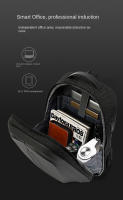 Mochila de casco duro tridimensional de moda para hombres de gran capacidad - details 13