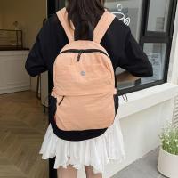 Mochila deportiva de nailon pequeña y sencilla, bolso de hombro de Color sólido de estilo coreano, bolso de mano, mochila Retro para niñas - details 10