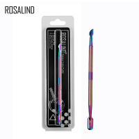 ROSALIND-Herramienta de manicura para uñas, removedor de empuje de piel muerta, empujador de cutículas de acero inoxidable de doble punta, limpiador de Arte de uñas - details 11