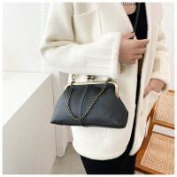 Nueva Bolsa de Concha 2025 Patrón de Lichi, Clip de Cadena, Bolso de Mano para Mujeres Sencillas - details 26