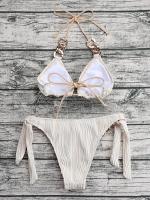 Bikini de 2 piezas con cadena para mujer, traje de baño femenino, conjunto de Bikini, ropa de playa, 2023 - details 4