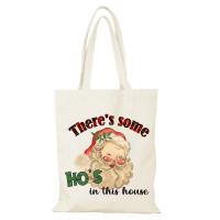 Bolsa de Hombro de Lona Ecológica Regalo de Año Nuevo para Hombres y Mujeres - details 8