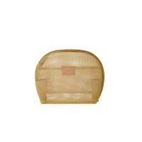 Bolsa de maquillaje de malla semicircular, bolsa ligera para lápiz labial, bolsa de cosméticos transparente, bolsa de lavado con cremallera, bolsa de almacenamiento para artículos de tocador, baño - details 12