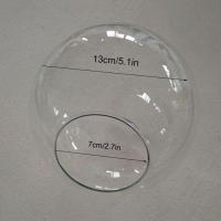 Pantallas de cristal transparente para lámpara colgante, cubierta de globo para lámpara de araña, piezas de pantalla, accesorio de lámpara de ajuste, D13cm, D15cm, D20cm - details 1