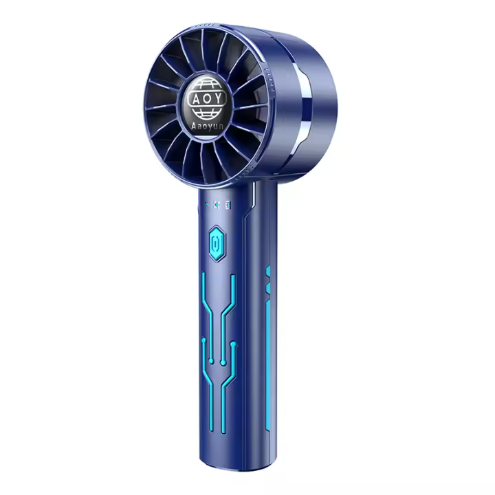 Ventilador Turbo Portátil Motor de Alta Velocidad de 7000rpm Recargable con USB 4 Velocidades - 1