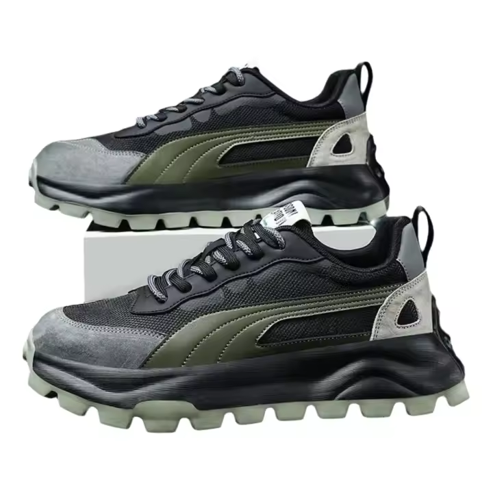 2025 nuevos zapatos deportivos casuales zapatos de los hombres de la primavera versátiles zapatos para correr niños de los hombres transpirables zapatos de moda papá zapatos - 1