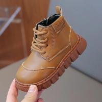 Botas de moda para niños y niñas, zapatos de cuero elegantes, versátiles, antideslizantes, suaves y cómodos, estilo coreano, invierno, 2024 - details 5