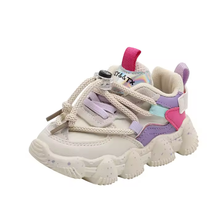 Zapatos de cuero para correr zapatos casuales para niños medianos y pequeños zapatos para bebés y niños pequeños tendencia - 1