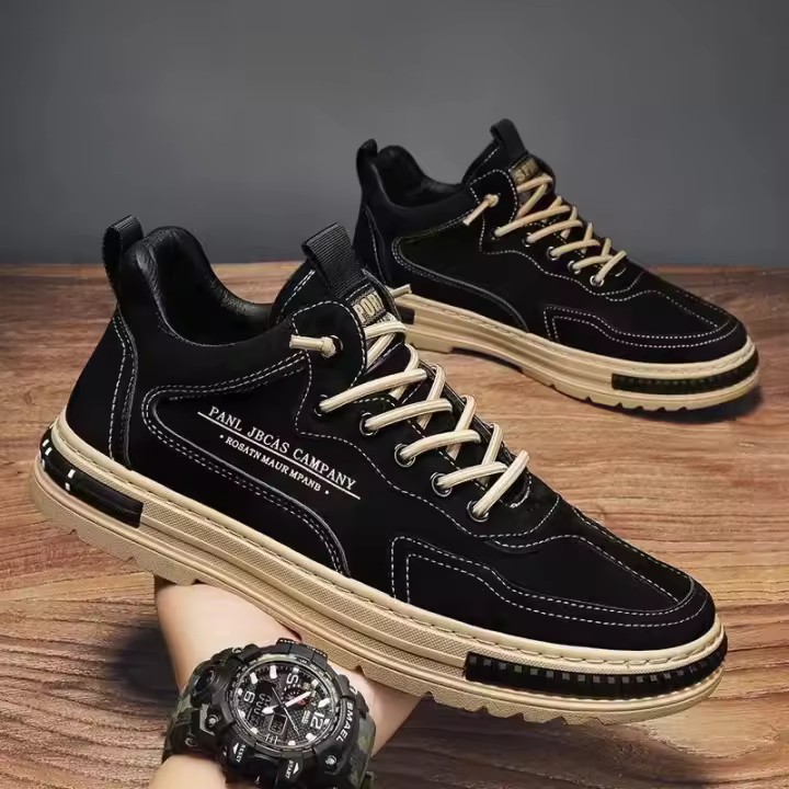 Zapatos de Trabajo para Hombres en Otoño Transpirables, Antideslizantes, Impermeables, Duraderos para Cocina - 1