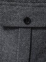 Chaleco elegante en espiga para hombre, para banquetes de negocios y bodas, chaleco informal elegante y cómodo para hombre - details 17