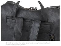 Mochila Antirrobo Impermeable para Mujer, bolso de Cuero PU, Hombro informal, Gran para Viaje, Trabajo y Escuela - details 23
