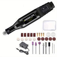 Mini taladro eléctrico de 12V, pluma de tallado, Kit de herramientas rotativas de velocidad Variable, grabador para pulir - details 5