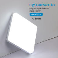 Goeco Luz de Techo LED Moderna 36W, IP44, 4050LM, 6500K, Luz Blanca Fría, PVC, Iluminación Interior, Montaje en Parachoques - details 7